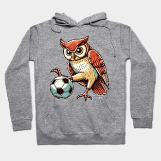 Football player owl Hoodie